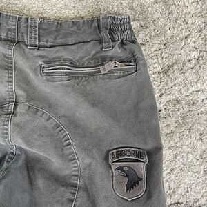 Military Cargo Pants Mens 32x29 Grey Paratrooper Army Airborne Cargo Utility